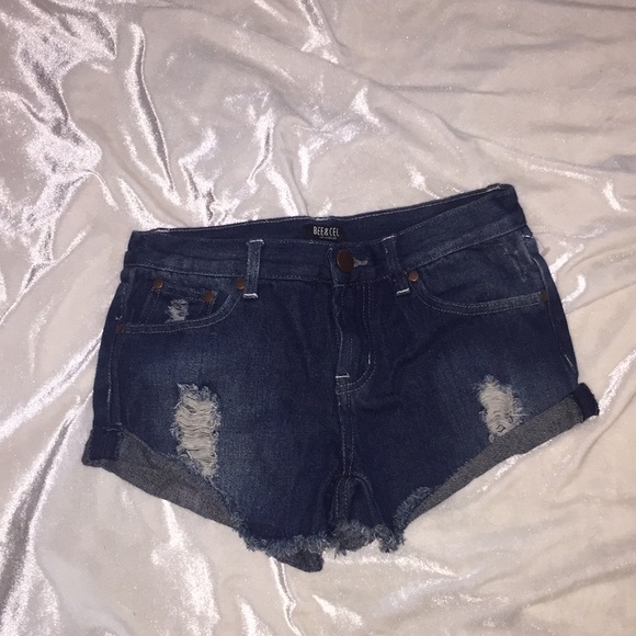 Bee & Ceci Denim Bootie Shorts - Picture 2 of 4